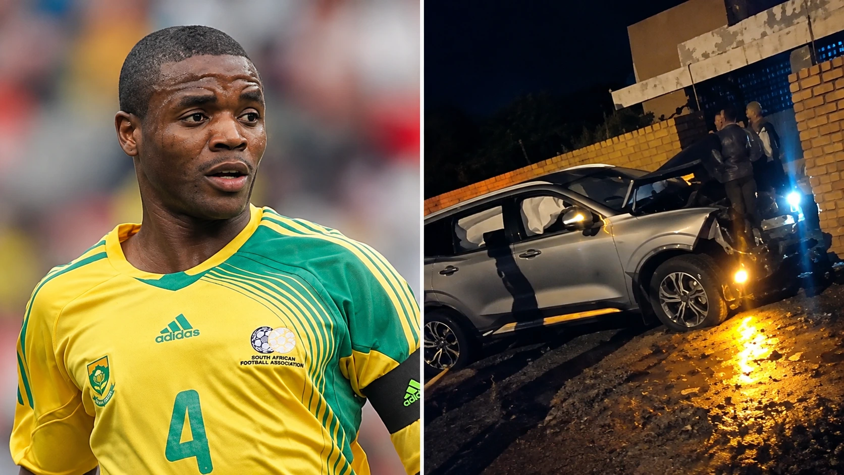 Aaron Mokoena Car Crash